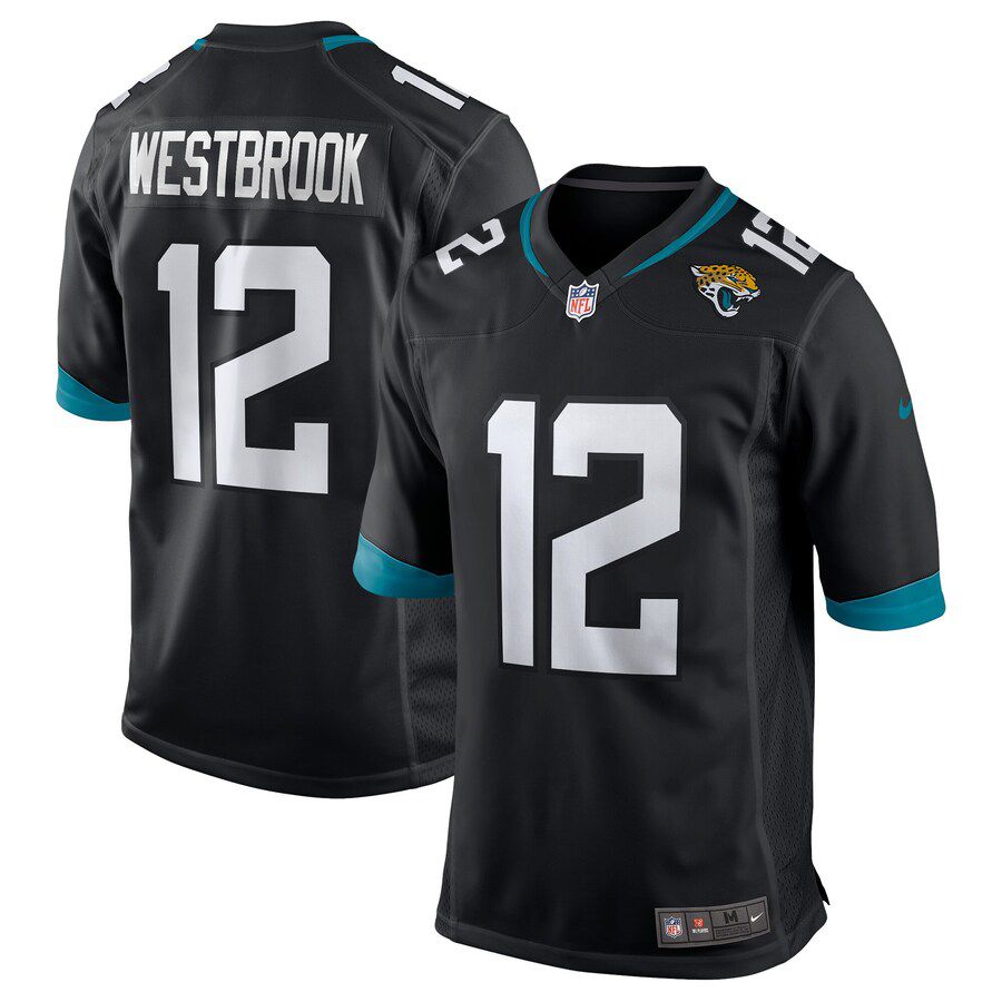 Men Jacksonville Jaguars 12 Dede Westbrook Nike Black Game NFL Jersey